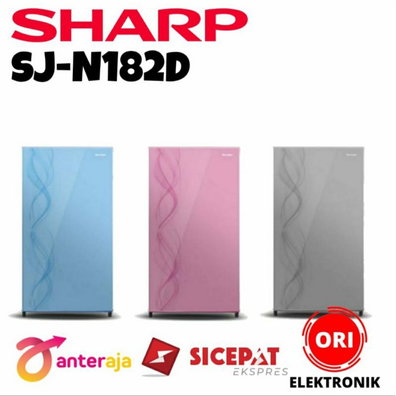 SHARP LEMARI ES 1 PINTU 166 LITER SJN 182D