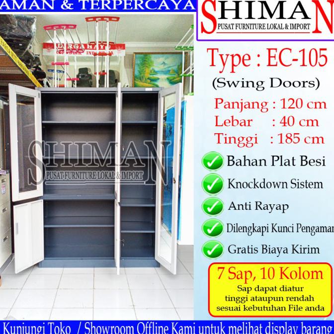 

Ready Stock] Lemari Cabinet Swing Door 3Pintu Type Ec 105