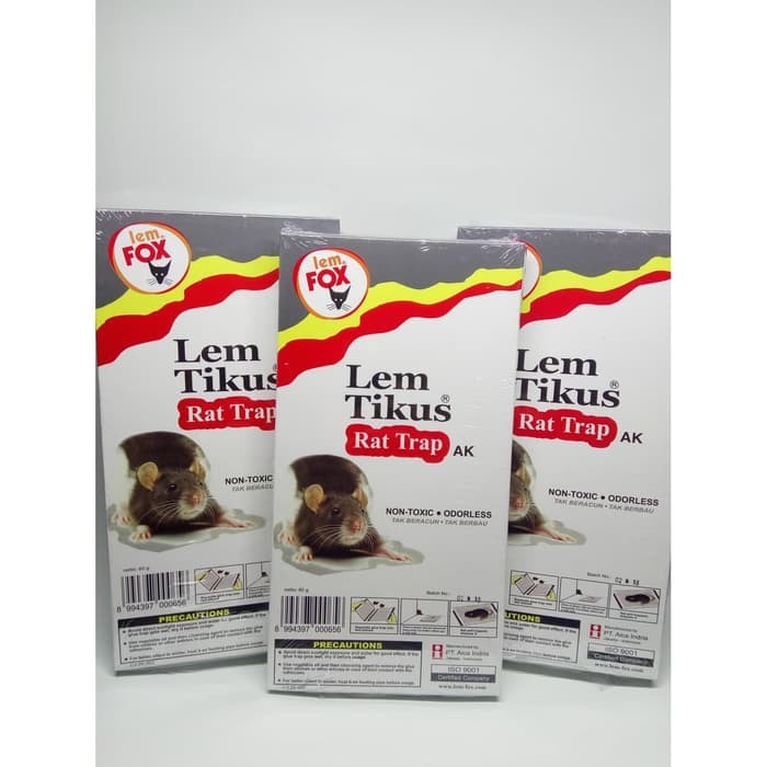 

LEM TIKUS FOX model BUKU 80 gr papan kardus setara CAP GAJAH