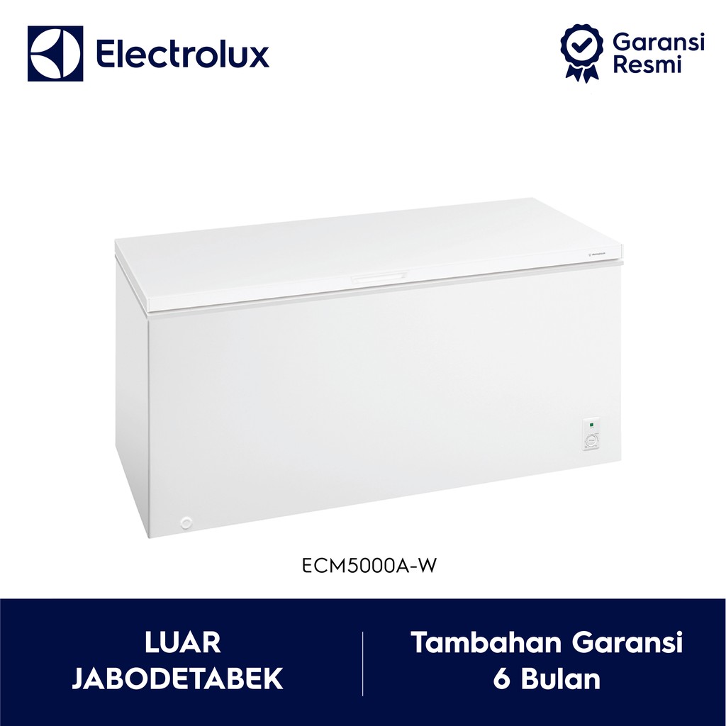 

Electrolux Chest Freezer ECM5000A-W - Luar Jabodetabek