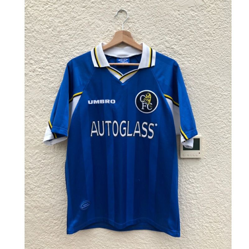 Jersey Chelsea Home Musim 1997 - 1999 Name Set Di Matteo