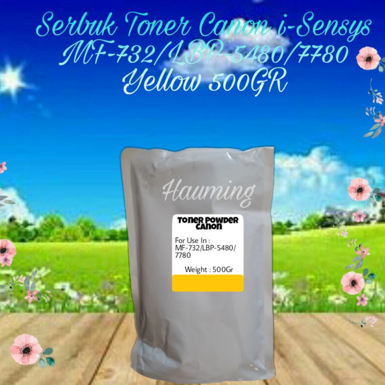 Serbuk Toner Canon MF-732 MF732 LBP-5480 7780 5480c 7780cdn 7780cx LBP5480 LBP7780 Yellow 500gr