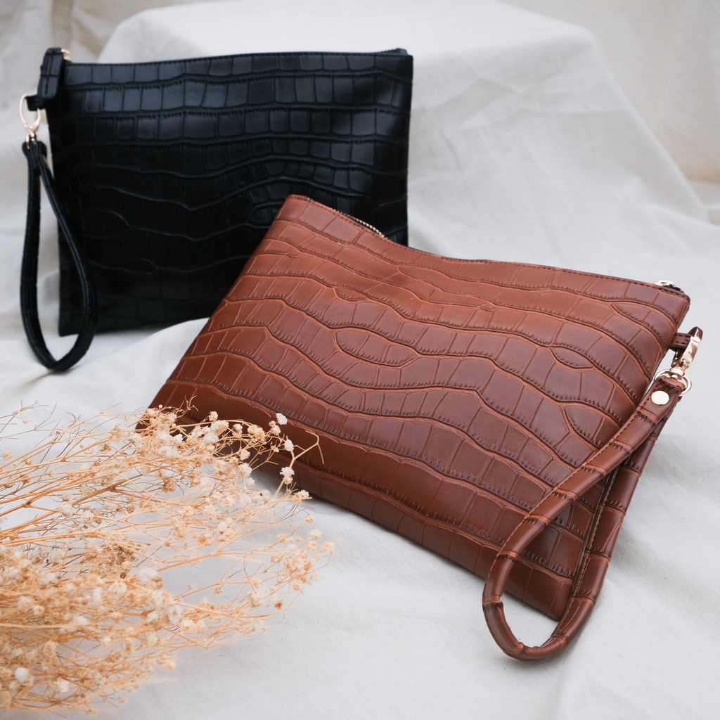 CROCO Clutch 3D LFL - HITAM