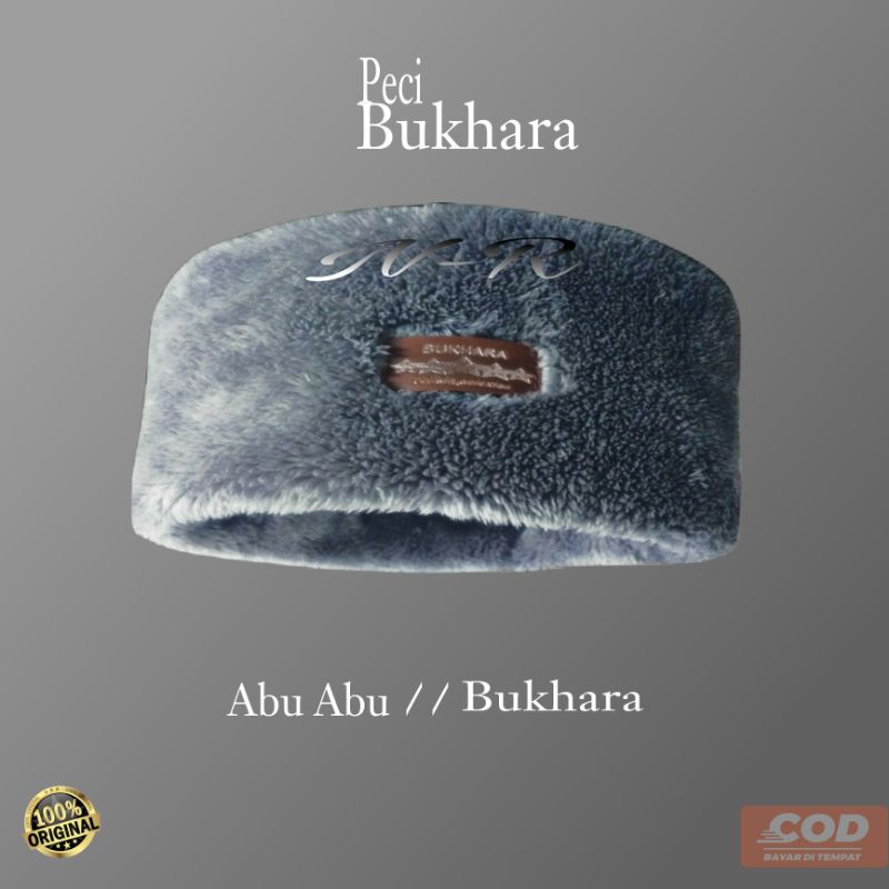 Peci | Songkok bulu | Peci Bukhari bulu | Peci Bukhara bulu rusia| Peci muslim | topi pria muslim