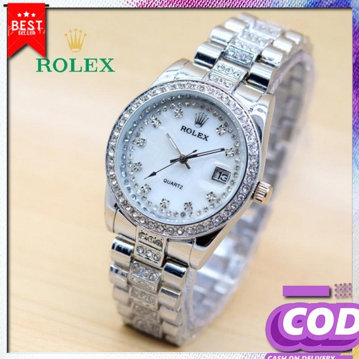 Jam Tangan Wanita Mewah Kekinian Cewek Arloji Rantai Perempuan Korean Style Murah Elegan Jam Tangan 