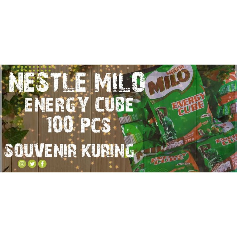 Milo Energy Cube 100 Oleh-oleh / Snack Malaysia