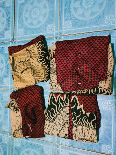 Couple Batik Keluarga || Setelan Couple Batik Ayah Ibu Anak Cewek Cowok || Couple Batik Family Gamis