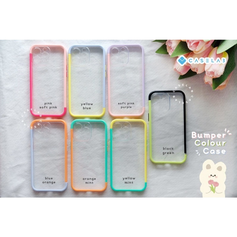 COLOR BLOCK CASE IPHONE 13PROMAX 13 13PRO 12 12PRO 12PROMAX 11 11PROMAX X XS XR XSMAX SOFTCASE 3in1 Mix colour !! NEW &amp; READY