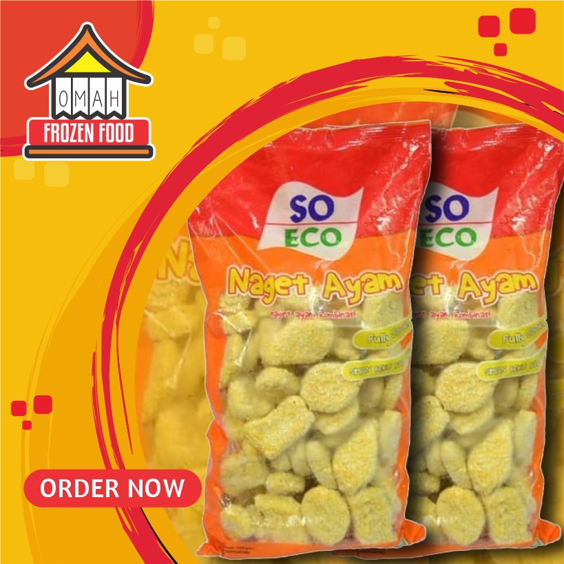 

So Eco Naget Ayam Chicken Nugget 1kg (NON COD DILUAR KARISIDENAN SOLO)