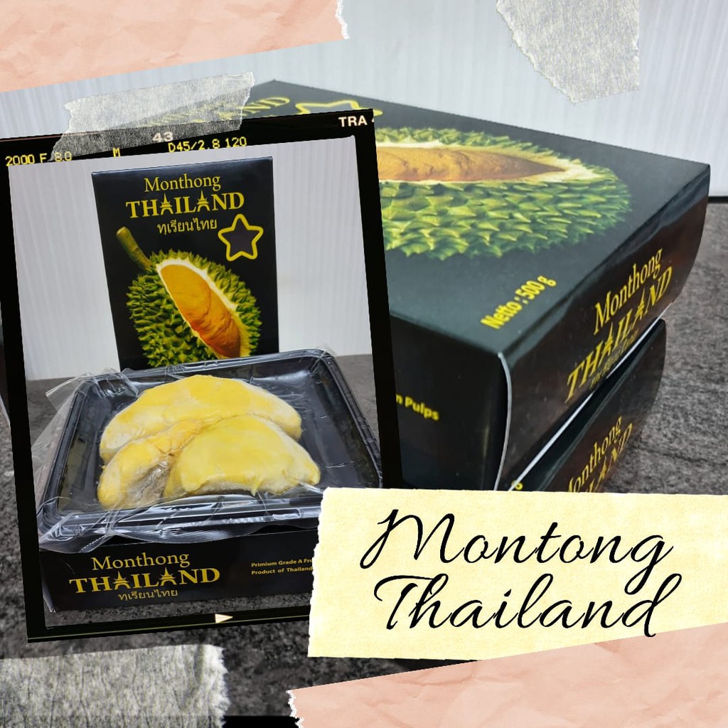 Durian Kupas - Durpas Monthong Thailand Asli bukan Montong Palu ato Medan ato Bali ato Musang King