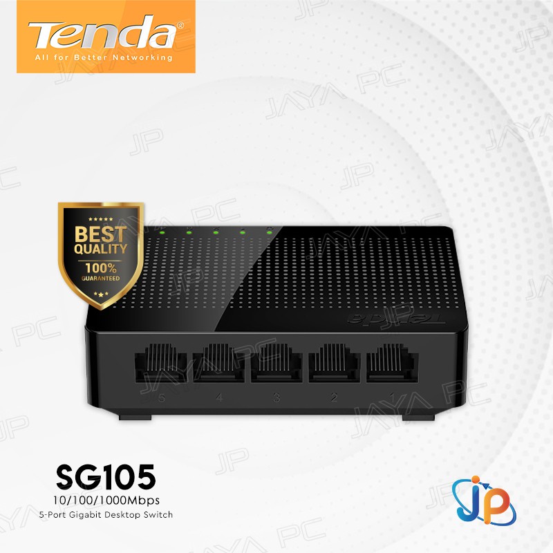 Tenda SG105 5-Port Gigabit Desktop Ethernet Switch Hub