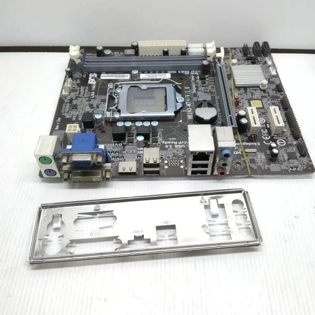 Mobo Mainboard Motherboard Intel LGA 1150 H81 Onboard ECS