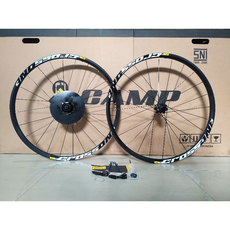 Wheelset 26 Inch mavic CROSS ONE DISC . depan bisa TA.15 & QR