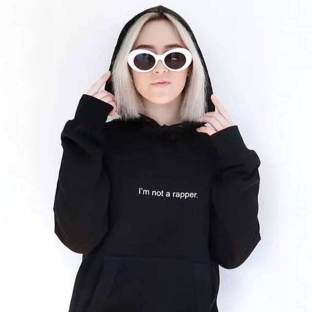 SWEATER HOODIE PRIA WANITA (I'M NOT A RAPPER)