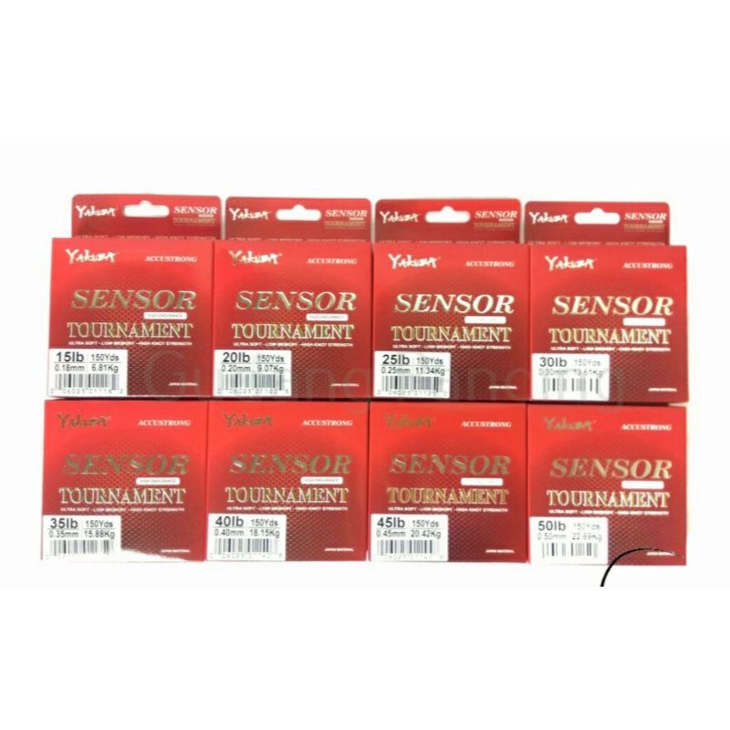 SENAR YAKUZA SENSOR 10 LB, 15 LB, 20 LB, 25 LB, 30 LB