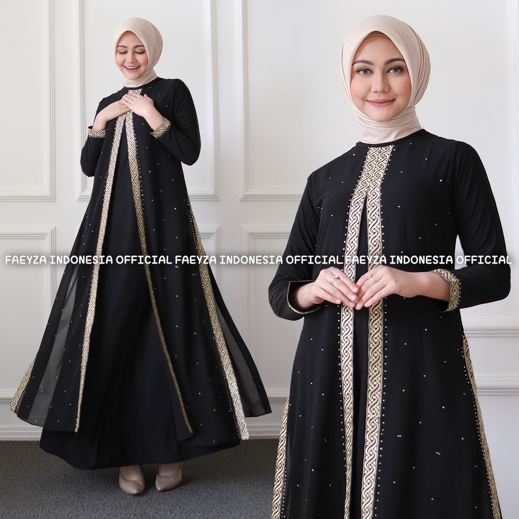 Gamis Abaya Turkey 1270 Hawa #267 Megastore Farzolla 2 Longdress Busana Muslimah