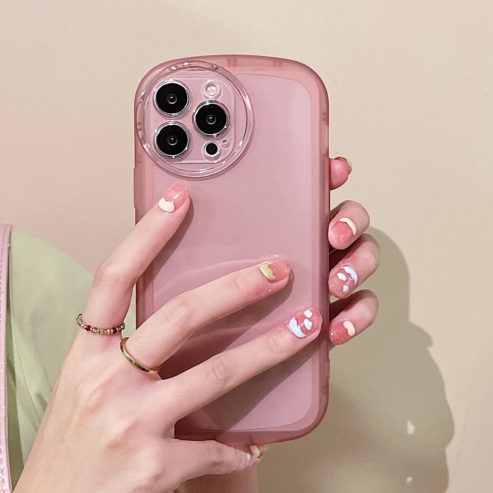 Soft Case TPU Shockproof Warna Permen Macaron Cover iPhone 14 13 12 11 Pro Max X XR Xs Max 7 8 Plus SE