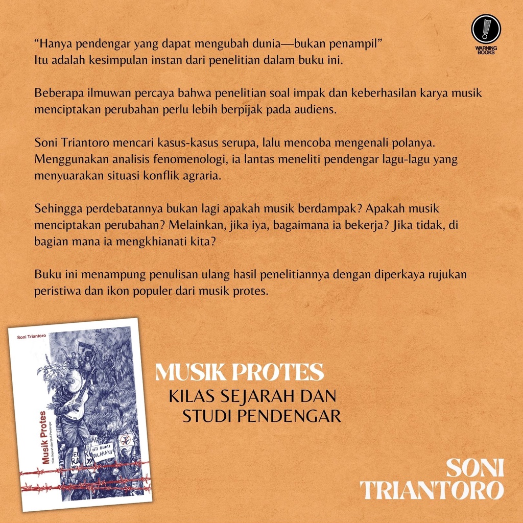 Musik Protes - Soni Triantoro