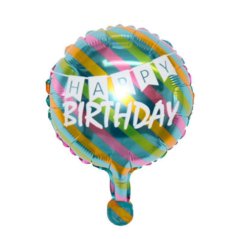 Balon Foil Tulisan Happy Birthday Warna-Warni Ukuran 10 Inci Untuk Dekorasi Natal   Balon Helium Udara Untuk Dekorasi Rumah  Perlengkapan Pesta Ulang Tahun / Pernikahan / Natal