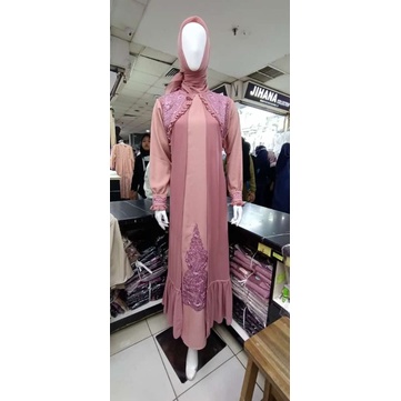 Gamis Renda Mutiara / Gamis Pesta Terbaru Mode Fadinda Dres