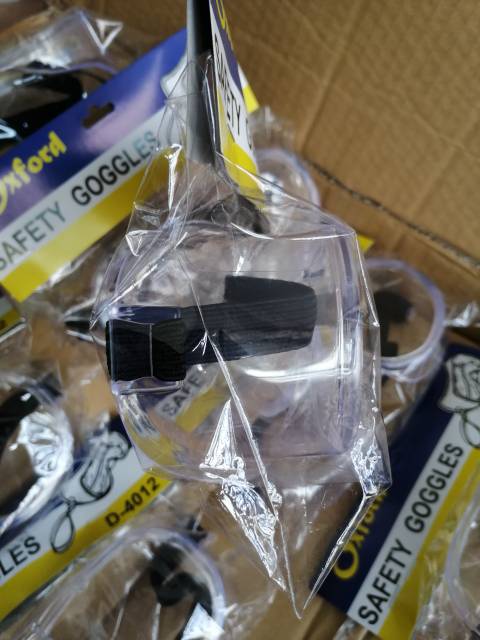 Kacamata anti virus oxford Safety goggles warna bening