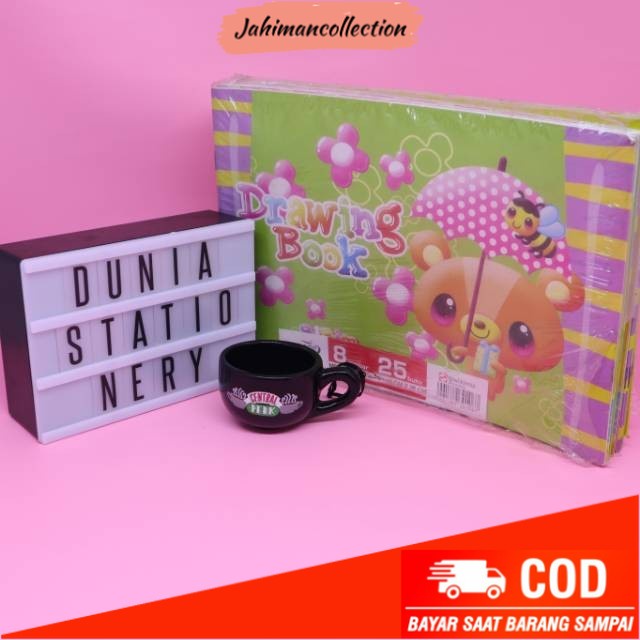 

✨ BISA COD ✨ Buku Gambar merk Mirage ( sepabrik dengan Sinar dunia ) ukuran 18 x 26