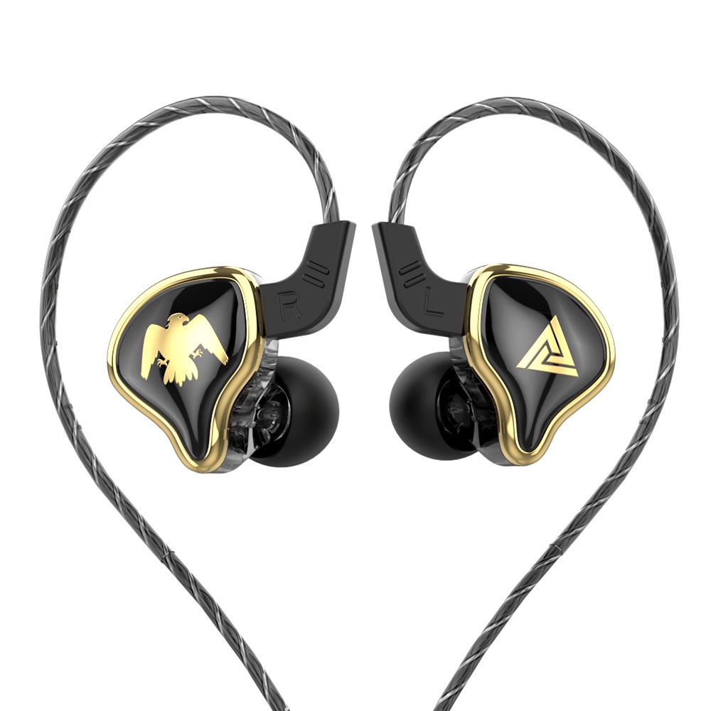 Qkz AK6 Ares EDX 1DD Headset Earphone Earbuds Musik HIFI Dynamic Noise Canceling Dengan Mic