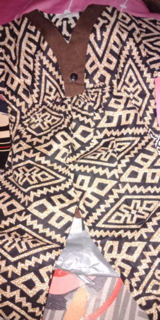 Baju Tidur Anak Motif  Batik / Piyama Batik Anak Usia 6bln - 6thn