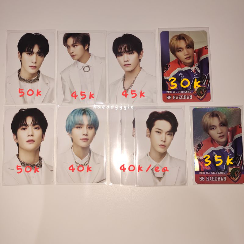 SALE WTS PHOTOCARD NCT 127 MD THE LINK FORTUNE KONSEP JAEHYUN HAECHAN DOYOUNG TAEYONG JUNGWOO WANT T