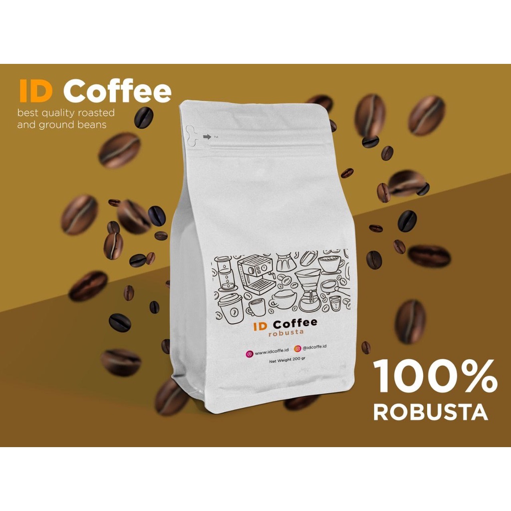 

Kopi Robusta Jawa 100% Murni 500g - Kopi Murni Penuh Rasa