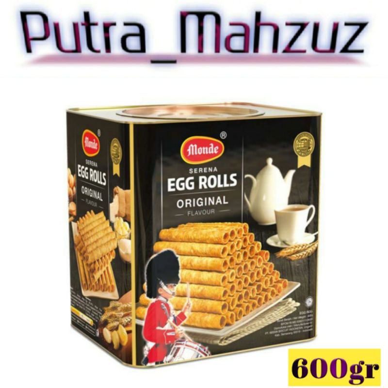 

Monde Egg Roll Original Biskuit (600gr)