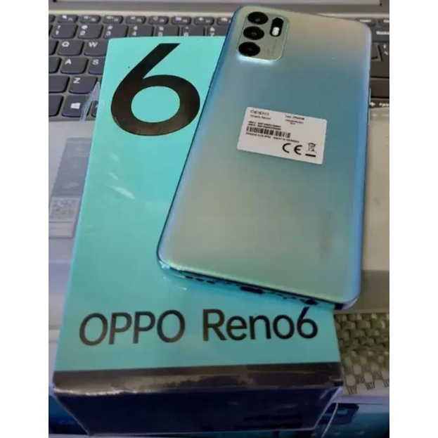 Oppo reno 6 Ram 8 Rom 128Gb ( SECOND ) hp HANDPHONE second seken bekas BERKUALITAS bisa cod