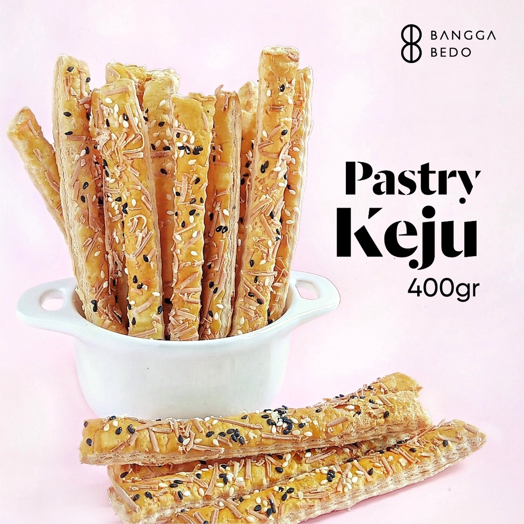 

Pastry Keju Authentic Camilan Renyah dan Gurih 120gr - Bangga BEDO