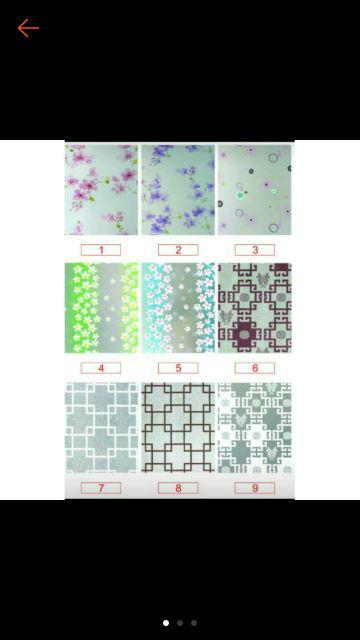 Sticker Stiker Kaca Film Motif Jendela Rumah ( Bayar Di Tempat )