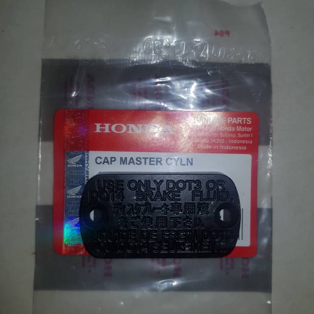 COVER TUTUP ALMUNIUM TABUNG MINYAK MASTER REM CAKRAM DEPAN ALL NEW VARIO 125 150 160 PCX GENIO BEAT 