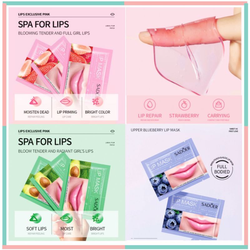 MASKER BIBIR TERMURAH SPA FOR LIPS PERAWATAN BIBIR (Sadoer)