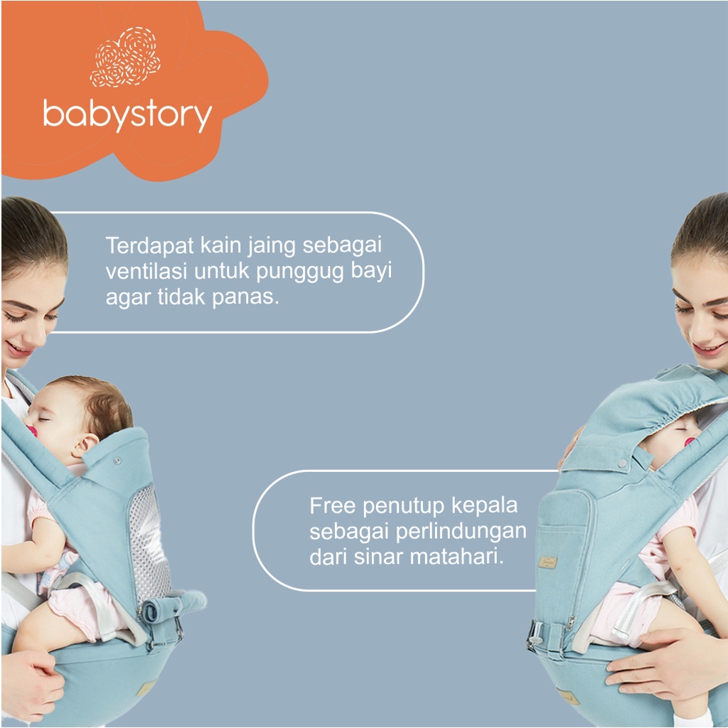 Original Hipseat Yuangxiue Carrier Gendongan bayi hipseat Gendongan baby casual hipseat