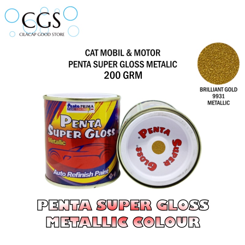 Jual Cat Penta Brilliant Gold Gram Cat Penta Gold Cat Motor Gold Cat Penta Super