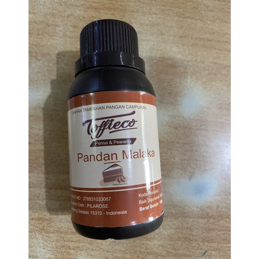 

Toffieco pasta Pandan gula Malaka 100 gr / Flavour perisa paste