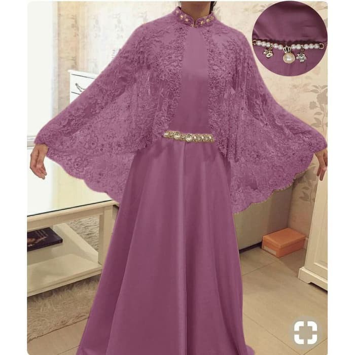 Grosir Baju Gamis Syari Hopylovy Maxi Anggi Dress Pesta Murah Keren Shopee Indonesia