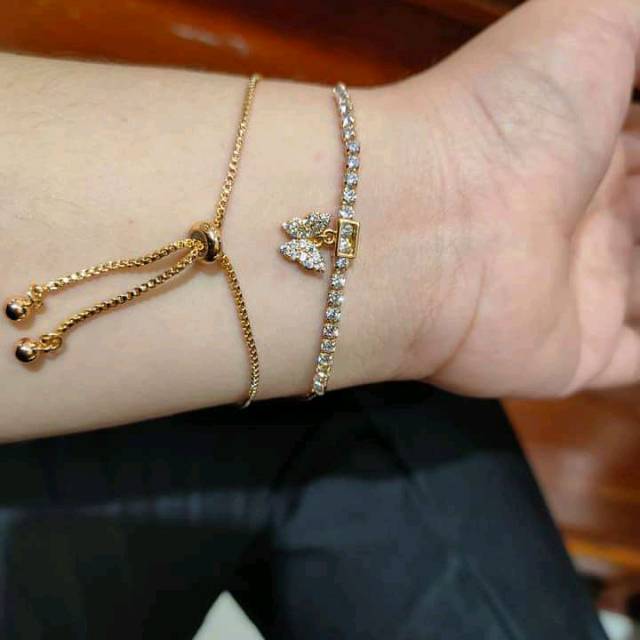 Gelang Serut Xuping Lapis Emas