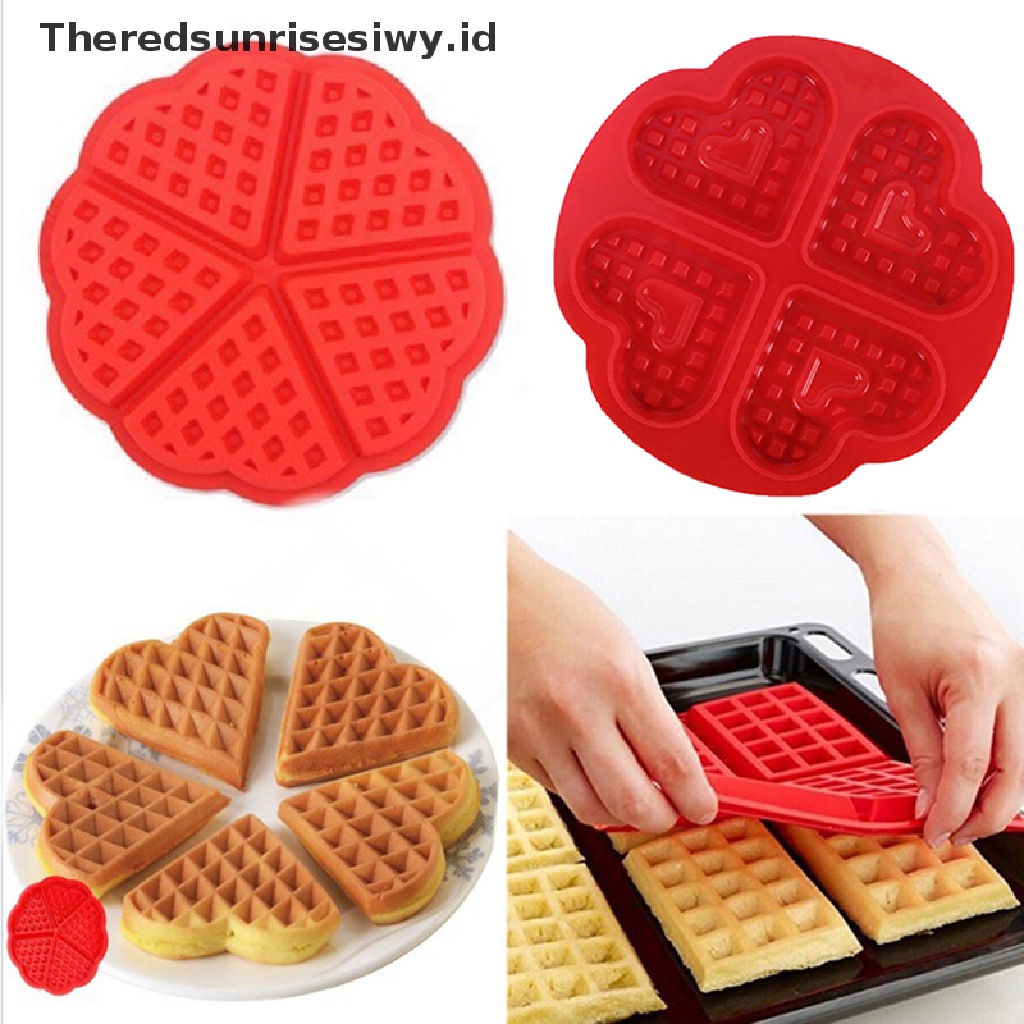 # Alat Rumah Tangga # Cetakan Waffle / Kue Bahan Silikon