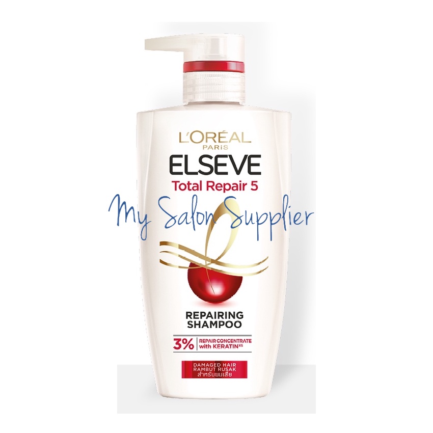 Loreal Total Repair Shampoo Pump 450ml