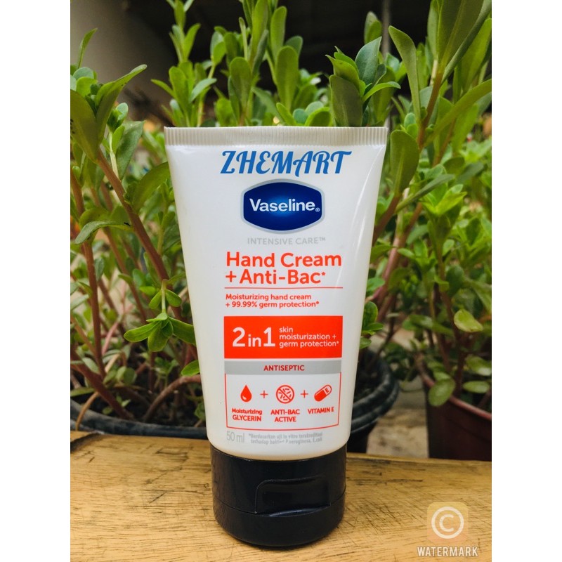 Jual VASELINE HAND CREAM + Anti Bac 50ml Shopee Indonesia