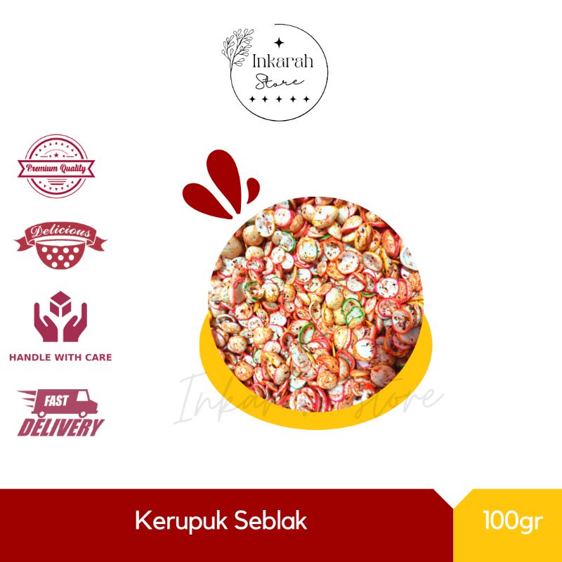 

Kerupuk Seblak Ukuran 100gr Kerupuk Seblak Pedas