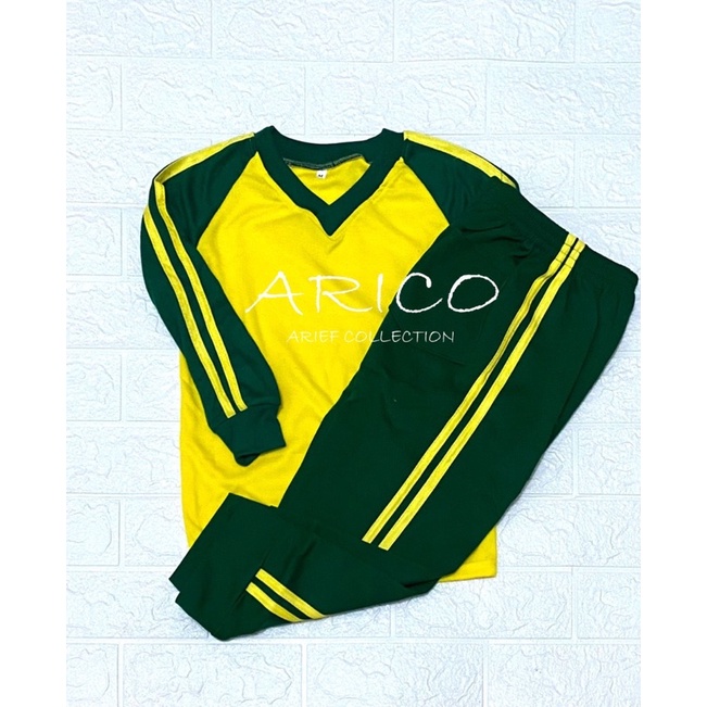 Setelan baju olahraga anak TK /Pakaian baju & celana olahraga anak TK / Seragam olahraga anak TK / S