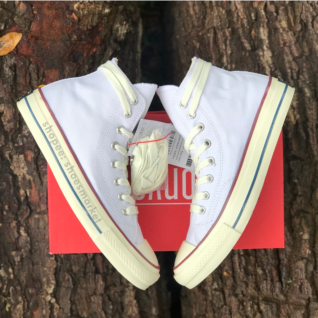 SEPATU CONVERSE 70S HIGH FULL WHITE ALL STAR CHUCK TAYLOR OBRAL MURAH