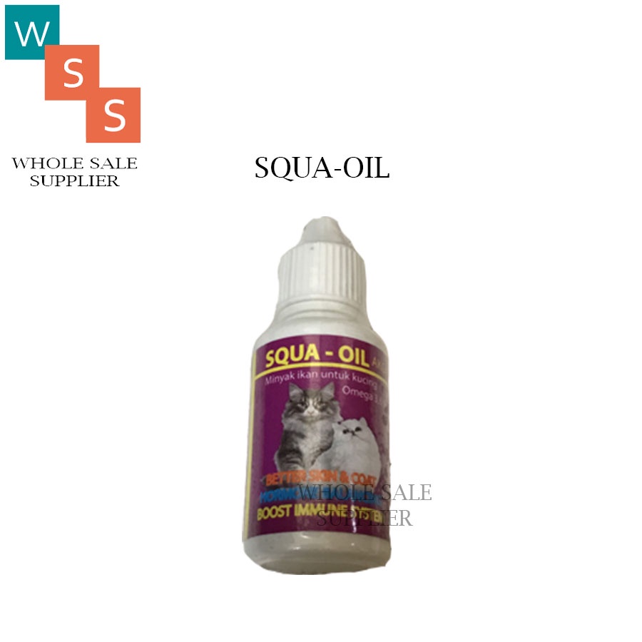 SQUA OIL CAT - minyak ikan untuk kucing