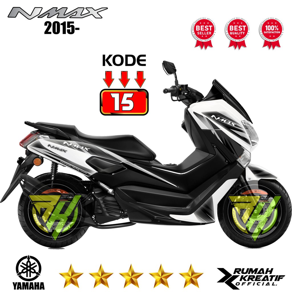 NMAX (NMAX 155 2015-2019 NMAX 155 Lama) STRIPING VARIASI YAMAHA RK-A