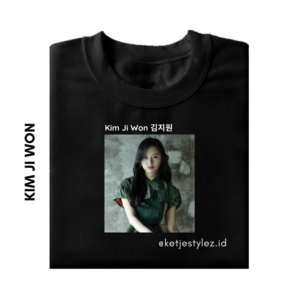 Kaos Baju Custom Kim Ji Won / Cetak Print sablon Kaos Kim Ji Won Jiwon Kdrama Korea Queen Of Tears H